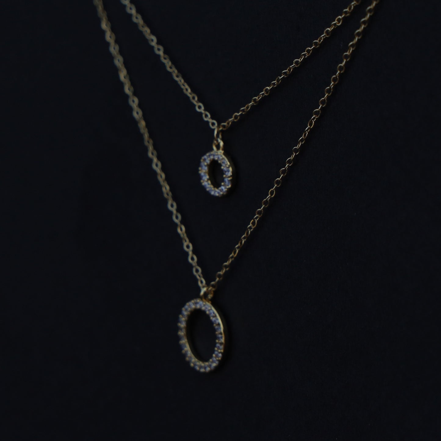 Classic Round Double Layered Necklace (Anti-tarnish, 6-months warranty)